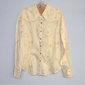 Women’s Twenty X long sleeve snap front western shirt sz M